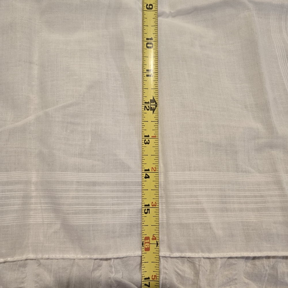 🧺 Lot of 12 Vintage Men’s Handkerchiefs – 16" x 15", White Cotton - Picture 11 of 12